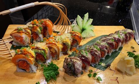 Kyushu hibachi steakhouse and sushi photos - Oct 23, 2023 · Sukiyaki Steak $29.95. Sirloin $37.95. Ribeye Steak $40.95. Filet Mignon $43.95. Sumo Beef Filet (16 Oz) $53.95. Sumo Beef Sirloin (16 Oz) $50.95. Shogun Dinners. Served with Chicken Noodle Soup, a Fresh Garden Salad, Teppan Vegetables, White Rice and Ice Cream. Sub Beef Fried Rice $2.75. Choice Between: Filet Mignon or USDA Prime New York ... 